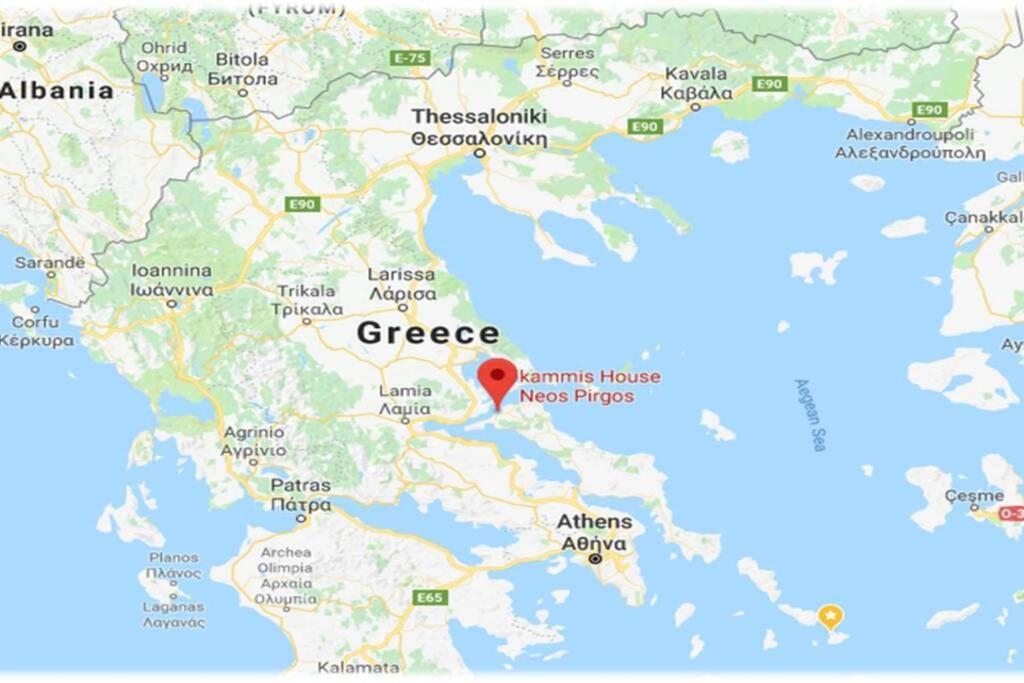 Amazing Sea View-Neos Pyrgos Beach -Evoia Greece Néos Pírgos Buitenkant foto
